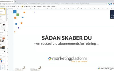 Webinar: Skab en robust abonnementsforretning