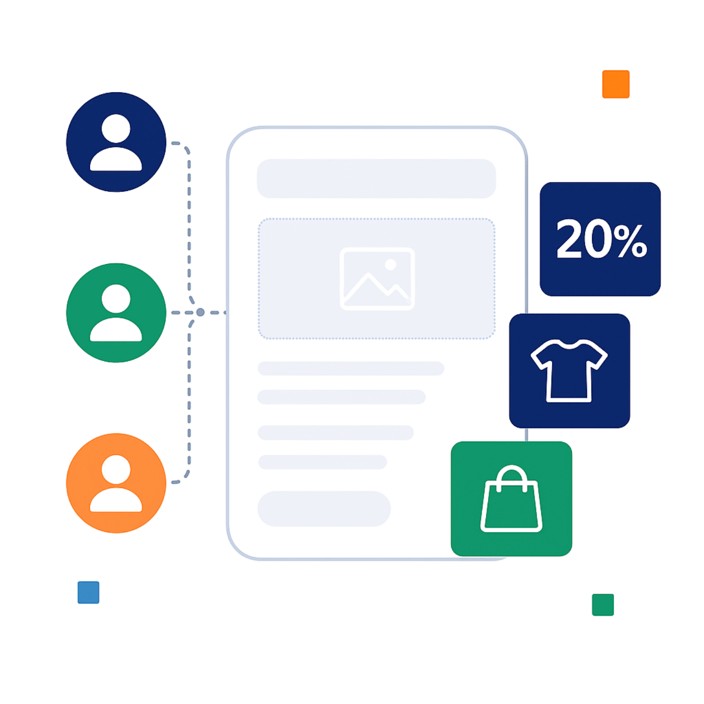 A screenshot of MarketingPlatform's SMS campaign builder showing the personalization feature.
