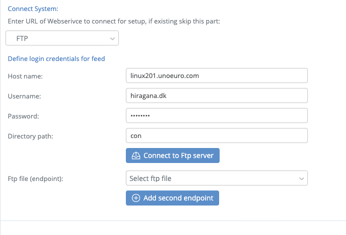 A screenshot from the interface of MarketingPlatform picturing the instructions for using One-to-Many CSV integration via FTP.