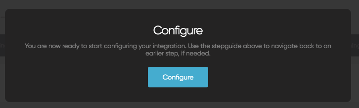 A screenshot from the interface of LeadFamly, picturing the instructions to Integrate LeadFamly with MarketingPlatform.