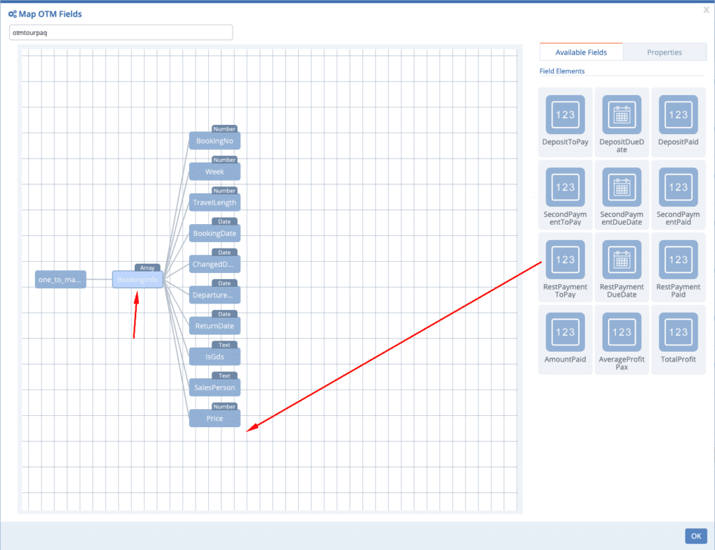 A screenshot from the interface of MarketingPlatform, picturing the instructions to integrate Tourpaq with MarketingPlatform.