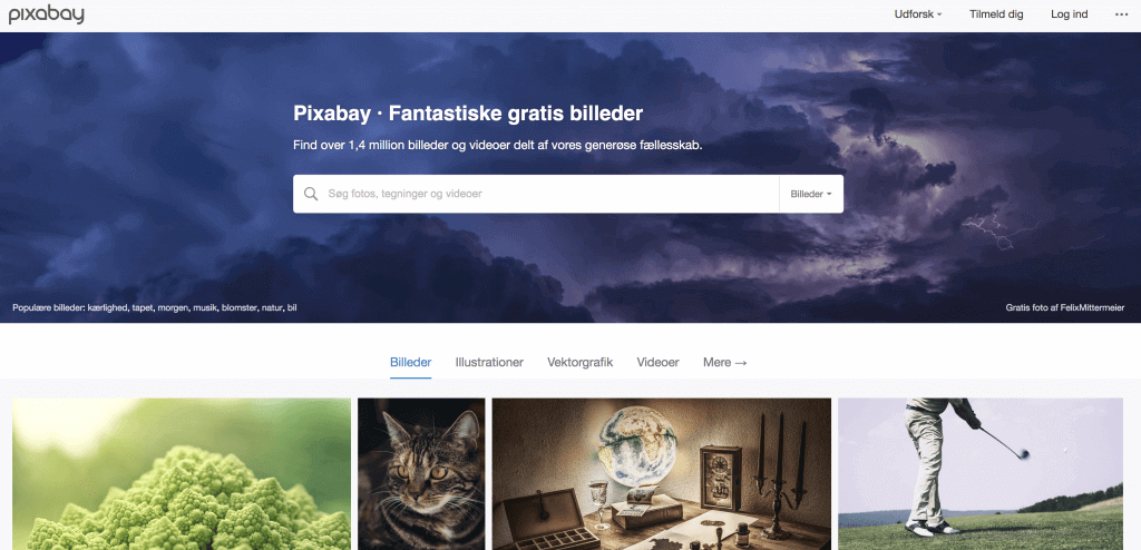 Pixabay er en gratis billedbank
