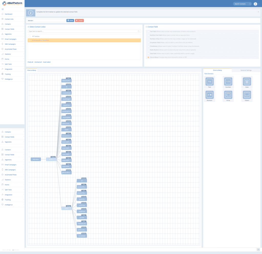 A screenshot from the interface of MarketingPlatform, picturing the instructions to Integrate DanDomain with MarketingPlatform.