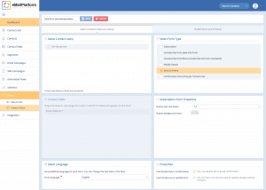 A screenshot from the interface of MarketingPlatform, picturing the instructions to use Send to Friend Form.