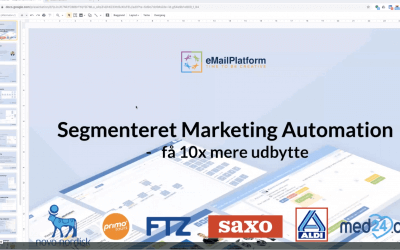Webinar: Segmenteret Marketing Automation