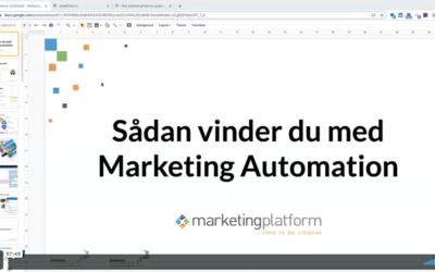 Webinar: Sådan vinder du med Marketing Automation