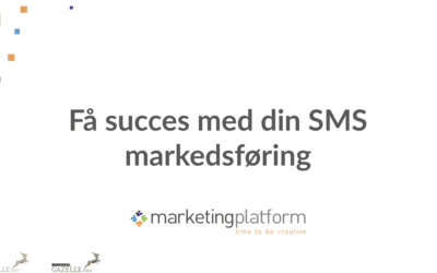 Webinar: Få succes med din SMS markedsføring