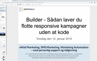 Webinar: Builder – Sådan laver du flotte responsive kampagner uden at kode