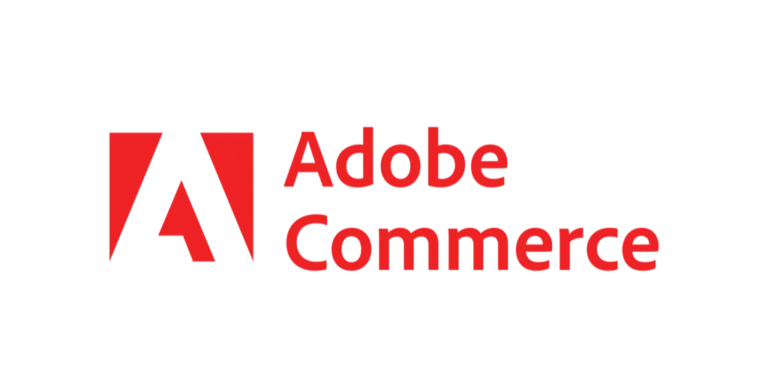 Logo of Adobe Commerce.
